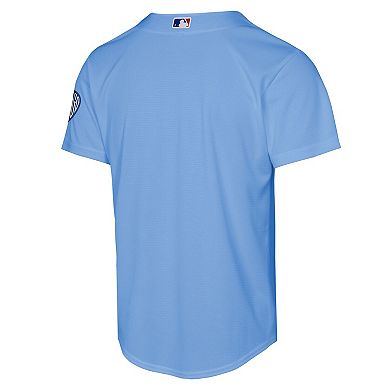 Youth Nike Light Blue Chicago Cubs Alternate 2 Stadium Jersey