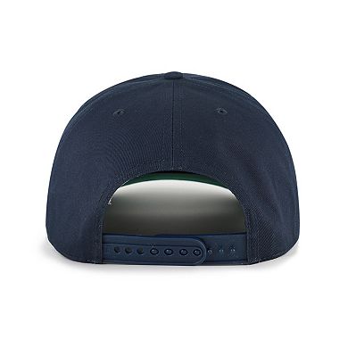 Men's '47 Navy/Brown Minnesota Twins Cooperstown Break Wood Suede Hitch Adjustable Hat