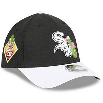 Men's New Era Black/White Chicago White Sox 2026 Spring Training M-Crown 39THIRTY Flex Hat