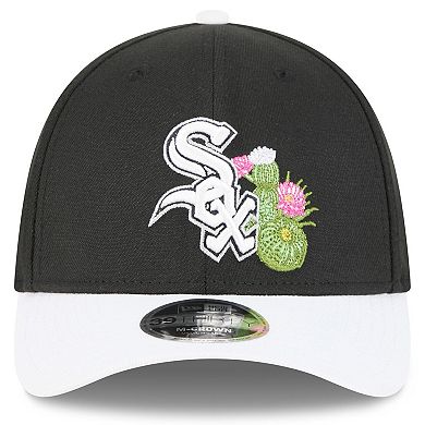 Men's New Era Black/White Chicago White Sox 2026 Spring Training M-Crown 39THIRTY Flex Hat