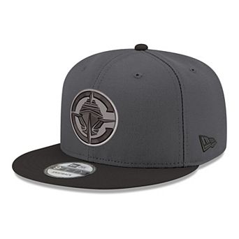 Men's New Era Gray/Black LA Clippers Logo 2-Tone 9FIFTY Snapback Hat