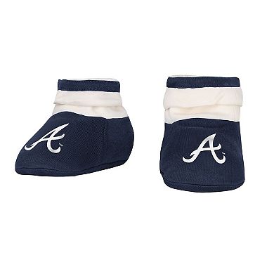 "Newborn Outerstuff Navy Atlanta Braves Up One Three-Piece Bodysuit, Bib & Booties Set"