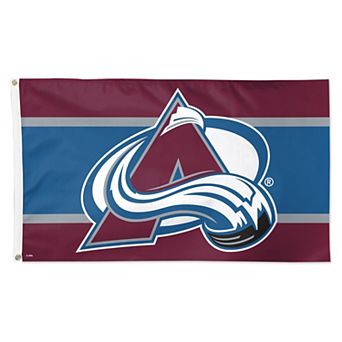 WinCraft Colorado Avalanche 3' x 5' Team Stripe Deluxe Single-Sided Flag