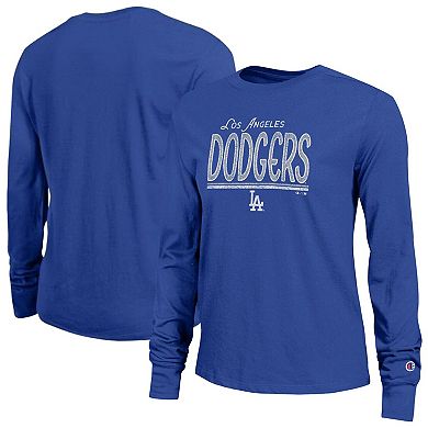 Women's Champion Royal Los Angeles Dodgers Long Sleeve T-Shirt