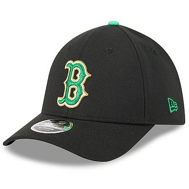 Men's New Era Black Boston Red Sox 2026 St. Patrick's Day 39THIRTY Flex Hat