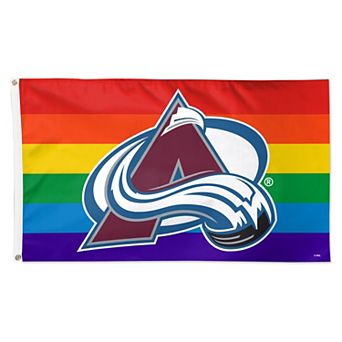 WinCraft Colorado Avalanche 3' x 5' Single-Sided Deluxe Team Pride Flag