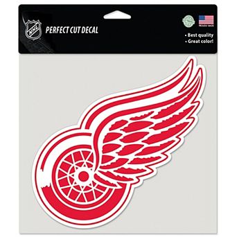 "Detroit Red Wings 8"" x 7.5"" Team Logo Color Decal"