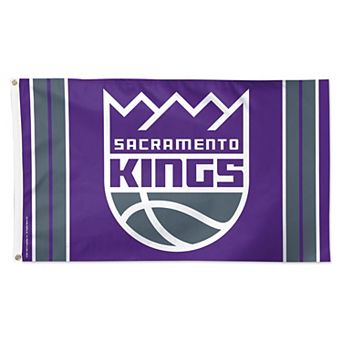 WinCraft Sacramento Kings 3' x 5' Vertical Stripe Deluxe Single-Sided Flag