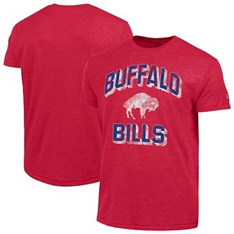 Men's Champion Red Buffalo Bills Ultimate Tri-Blend T-Shirt