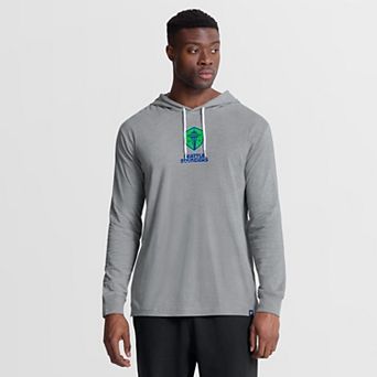 Men's Fanatics Gray Seattle Sounders FC Unending Practice Transitional Slub Hoodie
