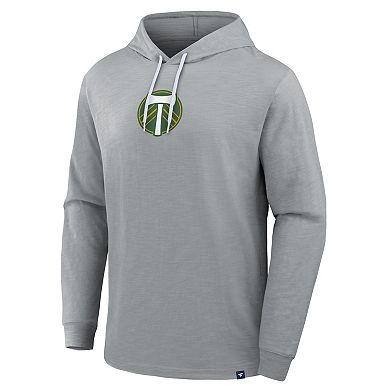 Men's Fanatics Gray Portland Timbers Unending Practice Transitional Hoodie
