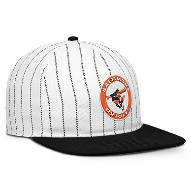 Men's Nike White/Black Baltimore Orioles Cooperstown Collection Pro Adjustable Hat