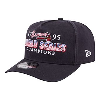 Men's New Era Navy Atlanta Braves 1995 World Series Champions Historic 9FIFTY A-Frame Snapback Hat