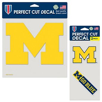 WinCraft Michigan Wolverines Three-Pack Perfect Cut Decals