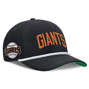 Men's Nike Black San Francisco Giants Cooperstown Collection Rise Adjustable Hat