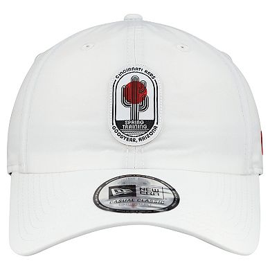 Men's New Era White Cincinnati Reds 2026 Spring Training Fan Pack Icon Casual Classic Adjustable Hat