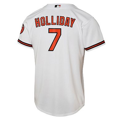 Youth Nike Jackson Holliday White Baltimore Orioles Home Stadium Player Jersey