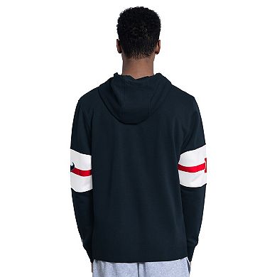 Men's Starter Navy Houston Texans Fullback Jersey Hoodie