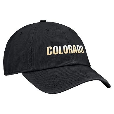 Men's Nike Black Colorado Buffaloes Club Adjustable Hat