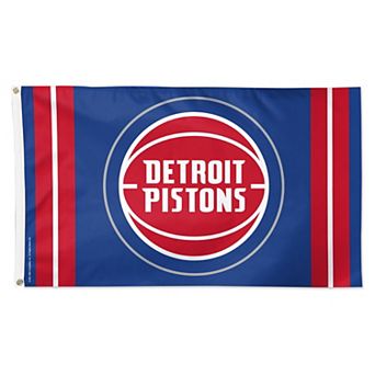 WinCraft Detroit Pistons 3' x 5' Vertical Stripe Deluxe Single-Sided Flag