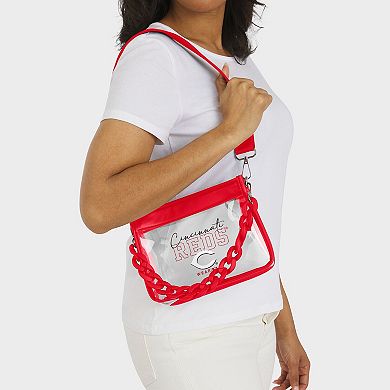 WEAR by Erin Andrews Cincinnati Reds Plastic Chain Mini Crossbody Bag