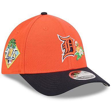 Men's New Era Orange/Navy Detroit Tigers 2026 Spring Training M-Crown 39THIRTY Flex Hat