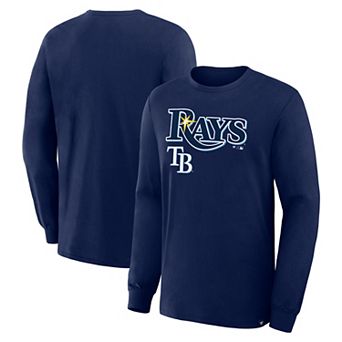 Men's Fanatics Navy Tampa Bay Rays Lock-Up Legacy Long Sleeve T-Shirt