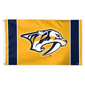 WinCraft Nashville Predators 3' x 5' Logo Stripe Deluxe Single-Sided Flag