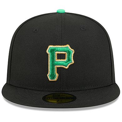 Men's New Era Black Pittsburgh Pirates 2026 St. Patrick's Day 59FIFTY Fitted Hat