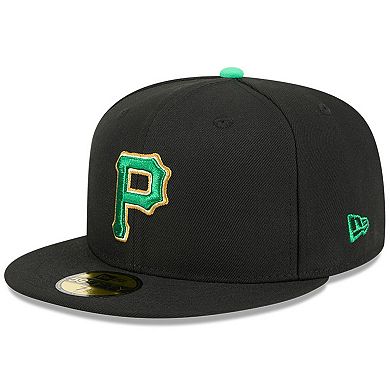 Men's New Era Black Pittsburgh Pirates 2026 St. Patrick's Day 59FIFTY Fitted Hat