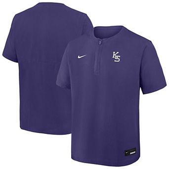 Men's Nike Purple Kansas State Wildcats Dri-FIT Quarter-Zip Windshirt