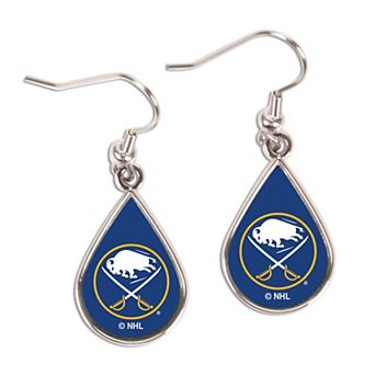WinCraft Buffalo Sabres Tear Drop Dangle Earrings