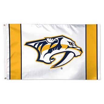 WinCraft Nashville Predators 3' x 5' Vertical Stripe Deluxe Single-Sided Flag
