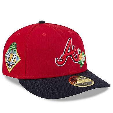 Men's New Era Red/Navy Atlanta Braves 2026 Spring Training Low Profile 59FIFTY Fitted Hat