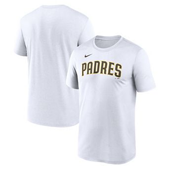 Men's Nike White San Diego Padres New Legend Wordmark Dri-FIT T-Shirt