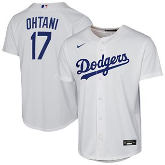Youth Nike Shohei Ohtani White Los Angeles Dodgers Home Replica Player Jersey