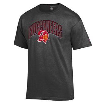 Men's Champion Heather Charcoal Tampa Bay Buccaneers Jersey T-Shirt
