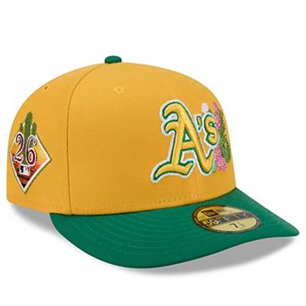 Men's New Era Gold/Green Athletics 2026 Spring Training 59FIFTY Fitted Hat