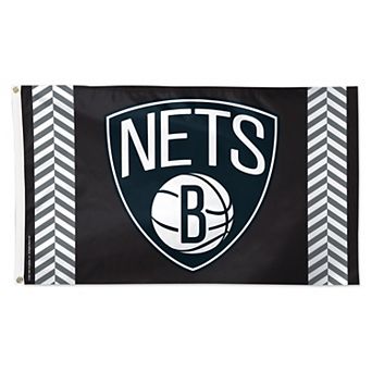 WinCraft Brooklyn Nets 3' x 5' Vertical Stripe Deluxe Single-Sided Flag