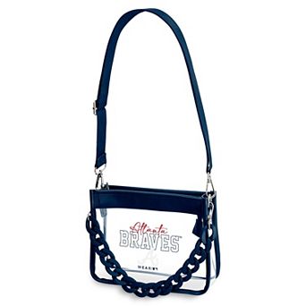 WEAR by Erin Andrews Atlanta Braves Plastic Chain Mini Crossbody Bag