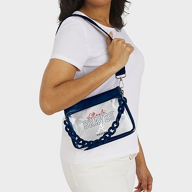 WEAR by Erin Andrews Atlanta Braves Plastic Chain Mini Crossbody Bag
