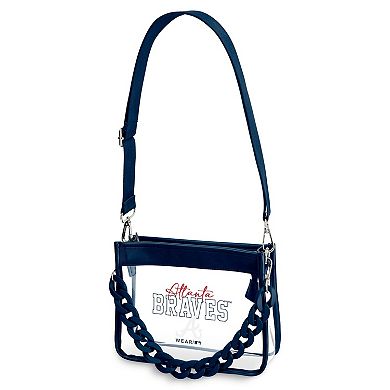 WEAR by Erin Andrews Atlanta Braves Plastic Chain Mini Crossbody Bag
