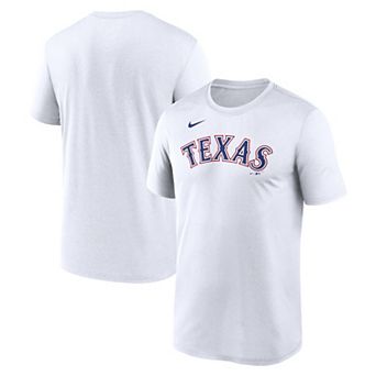 Men's Nike White Texas Rangers New Legend Wordmark Dri-FIT T-Shirt