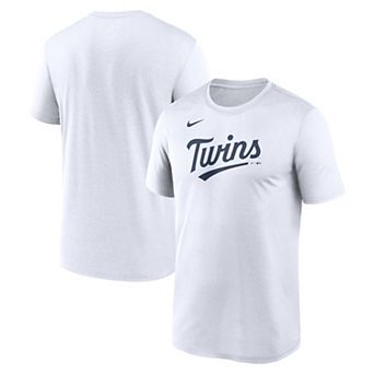 Men's Nike White Minnesota Twins New Legend Wordmark Dri-FIT T-Shirt
