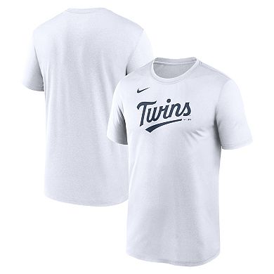 Men's Nike White Minnesota Twins New Legend Wordmark Dri-FIT T-Shirt