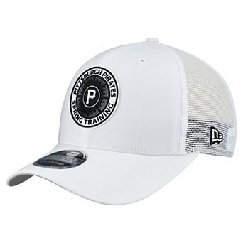 Men's New Era White Pittsburgh Pirates 2026 Spring Training Fan Pack 9SEVENTY Adjustable Trucker Hat