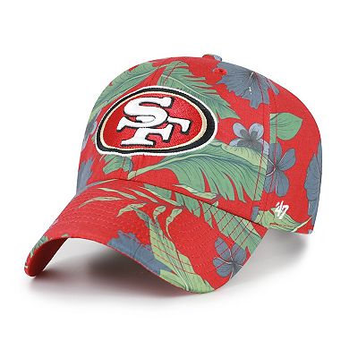 Men's '47 Scarlet San Francisco 49ers Beach Side Clean Up Adjustable Hat