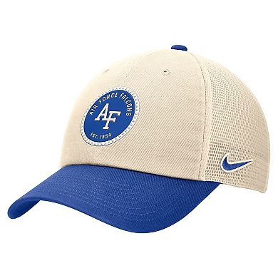 Men's Nike Natural Air Force Falcons Club Trucker Adjustable Hat