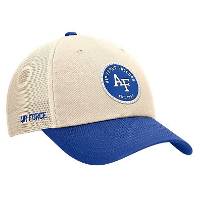 Men's Nike Natural Air Force Falcons Club Trucker Adjustable Hat
