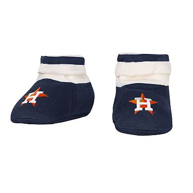 "Newborn Outerstuff Navy Houston Astros Up One Three-Piece Bodysuit, Bib & Booties Set"